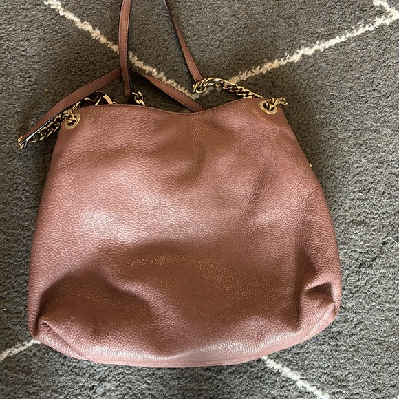 Michael Kors Handbag- Mauve with Gold Accents - Picture 3 of 13